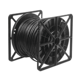 Bobina de cable de 305 m, Cat5e , FTP, blindado, para intemperie, color negro, UL, para aplicaciones en video vigilancia, redes de datos. "Función Easy-Pull" - SILYMX