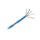 Bobina de cable U/UTP Cat6A de 305 mts, Color Azul, CM, soporta 10G-BaseT para transmisión de frecuencias de hasta 500MHz, UL - SILYMX