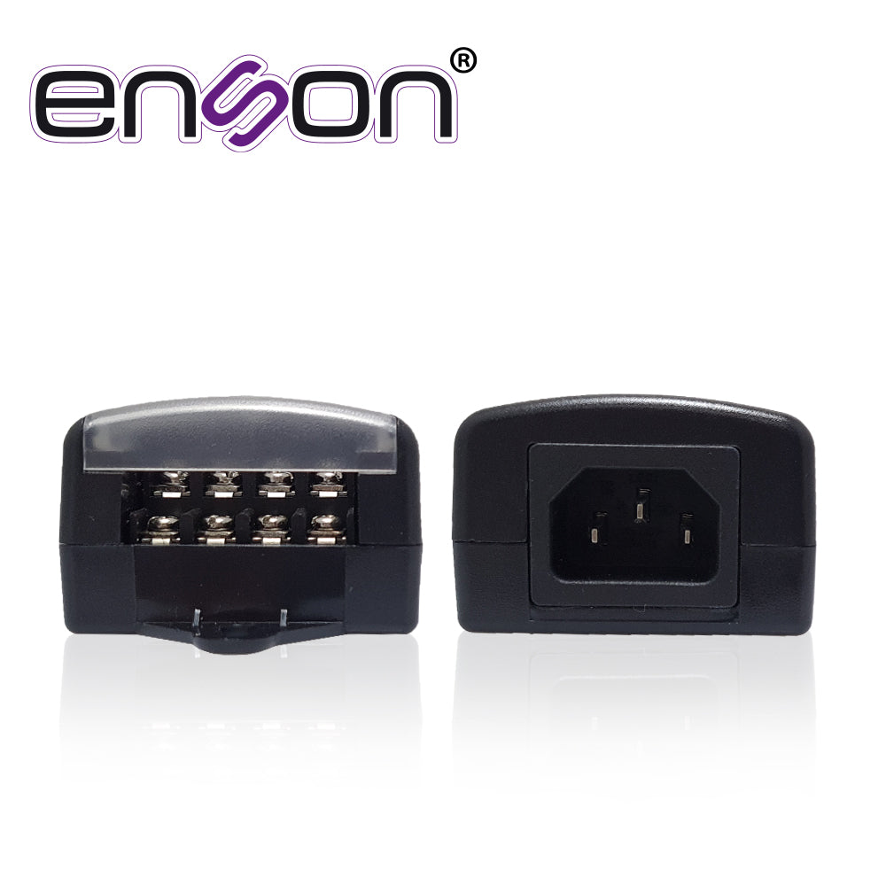 Fuente De Poder Para Camara Enson Ps-1254 12v 5amp Certificacion Ul Con Conexión De Tornillo Por Cable Para 4 Canales - SILYMX