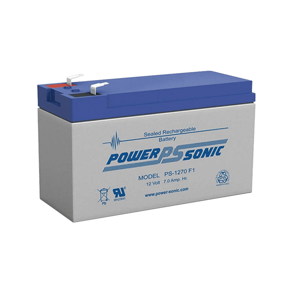 Batería de Respaldo UL de 12V 7AH / Ideal para Sistemas de Detección de Incendio / Control de Acceso / Intrusión / Videovigilancia / Terminales Tipo F1 - SILYMX
