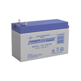 Batería Powersonic AGM Ácido de Plomo Sellada Recargable 12V 9AH 5 Años Vida Útil Terminales tipo NB Reconocida UL PS-1290-NB - SILYMX