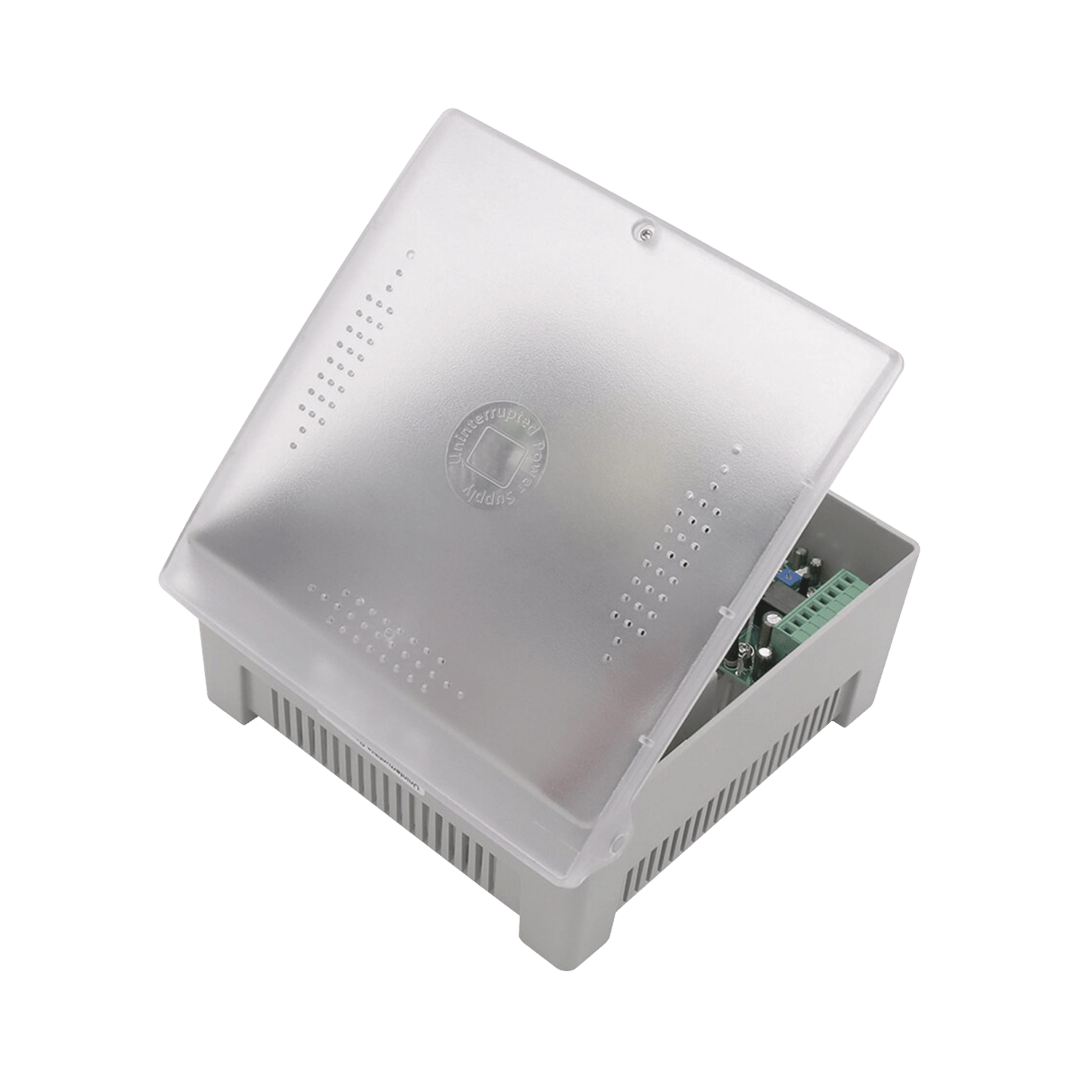 Fuente de Alimentación con Gabinete de 4 Salidas de 11 - 15 Vcc / 5 Amper /  Soporta Batería de Respaldo / Voltaje de Entrada: 96 - 264 Vca / Soporta Protección contra Sobrecorriente de Salida, Protección contra Cortocircuito / - SILYMX