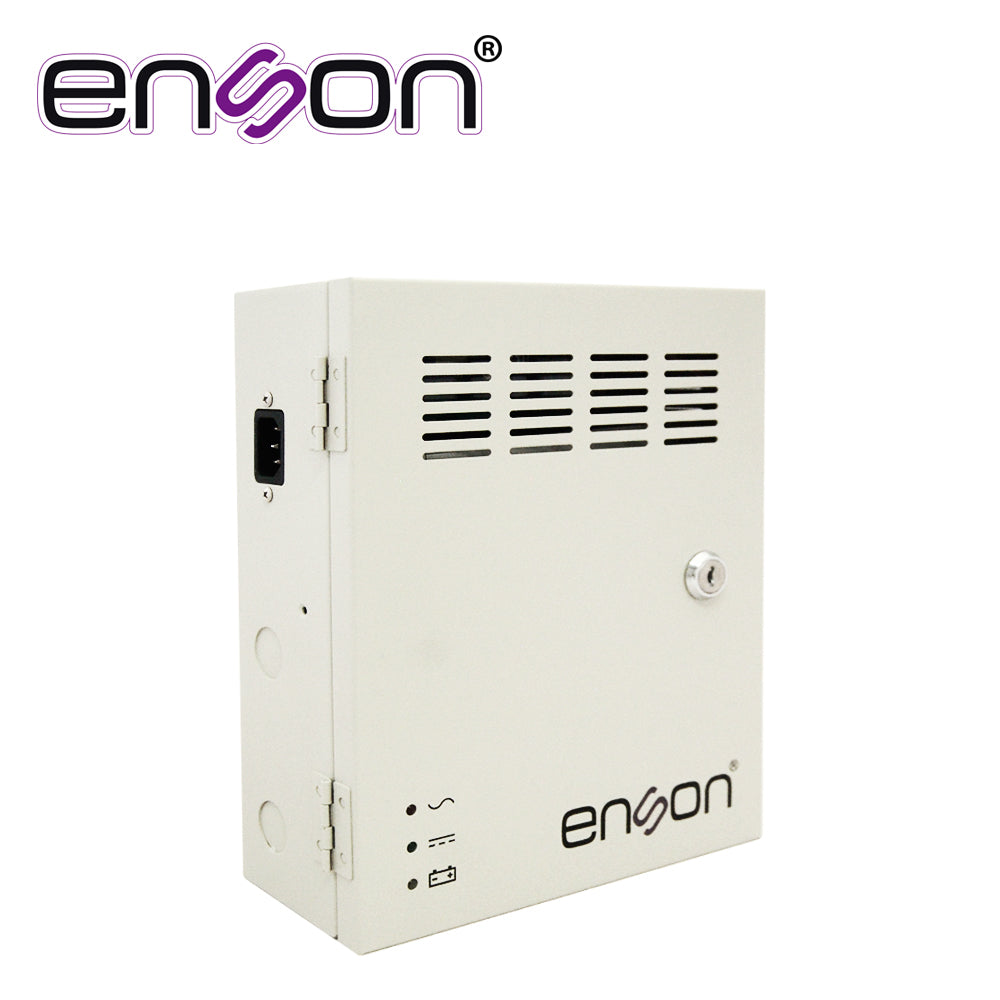 Fuente De Poder Tipo Caja 12vdc 3a 4 Canales De 0.75a Cada Uno Y Soporte De Bateria De Respaldo (no Incluye Bateria) - SILYMX