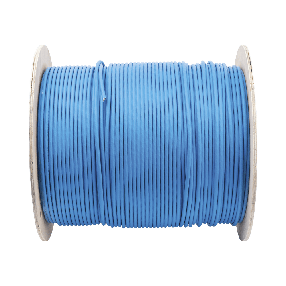 Bobina de Cable Panduit Blindado S/FTP de 4 pares Cat7 Inmune a Ruido e Interferencias LSZH (Bajo humo Cero Halógenos) Color Azul Bobina de 500 m - SILYMX