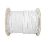 Bobina de Cable Blindado S/FTP de 4 pares, Cat7, Inmune a Ruido e Interferencias, LSZH (Bajo humo, Cero Halógenos), Color Blanco, Bobina de 500 m - SILYMX