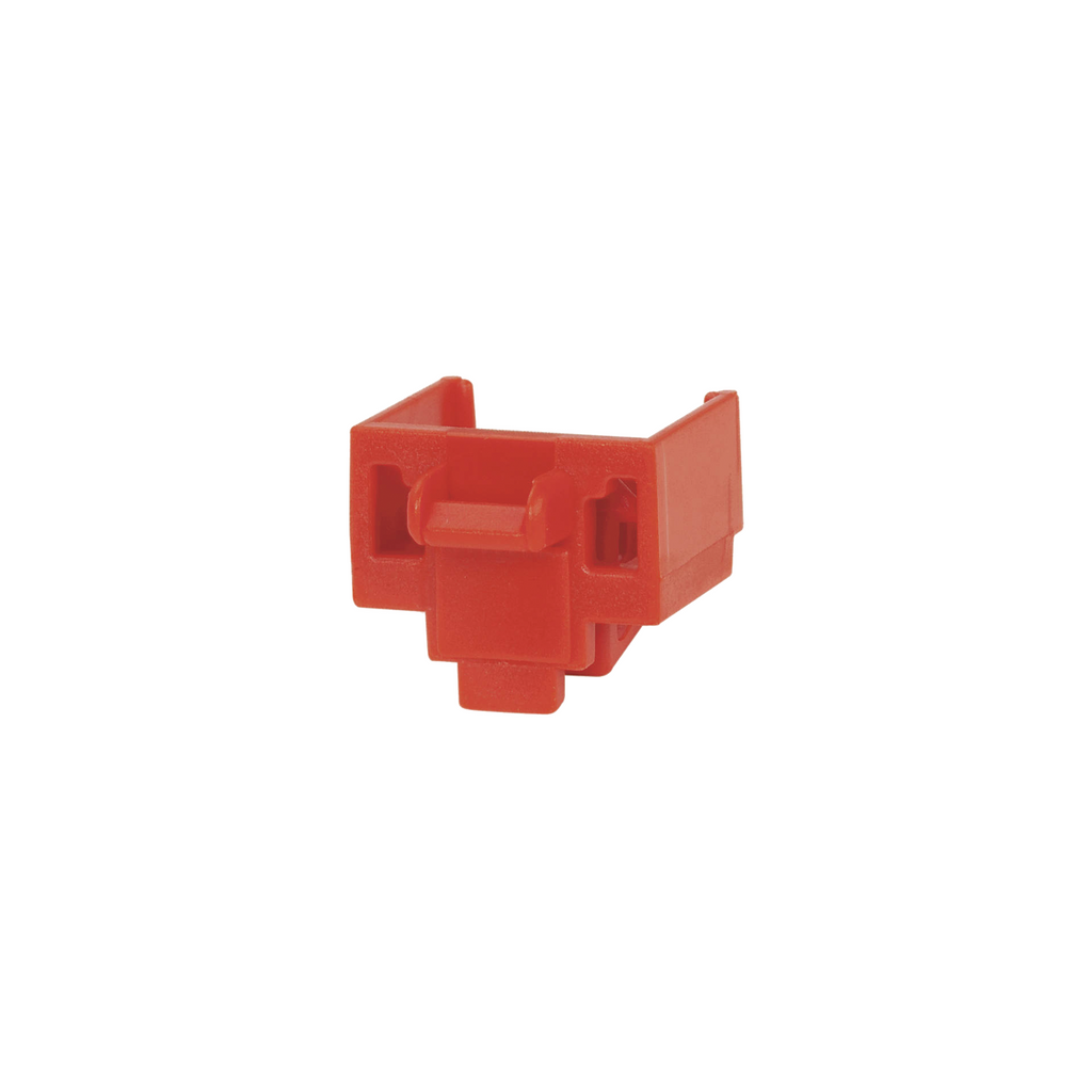 Kit de 10 Dispositivos para Bloquear Puertos RJ45, Color Rojo, Incluye Llave de Extracción