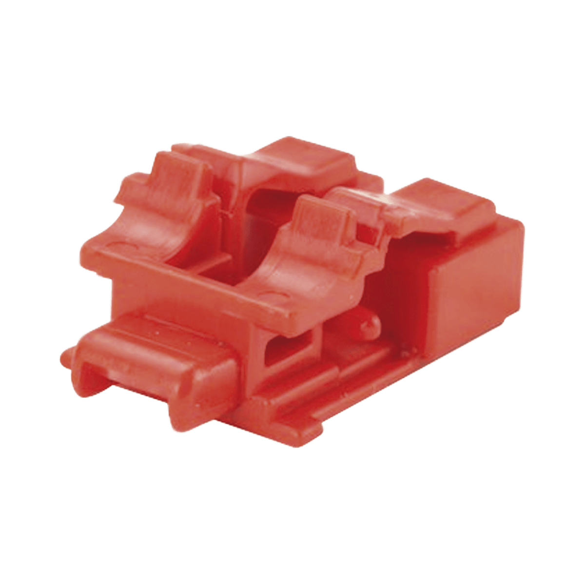 Kit De 10 Dispositivos Para Bloquear Puertos De Fibra Óptica Lc Duplex Color Rojo Incluye Llave De Extracción - SILYMX