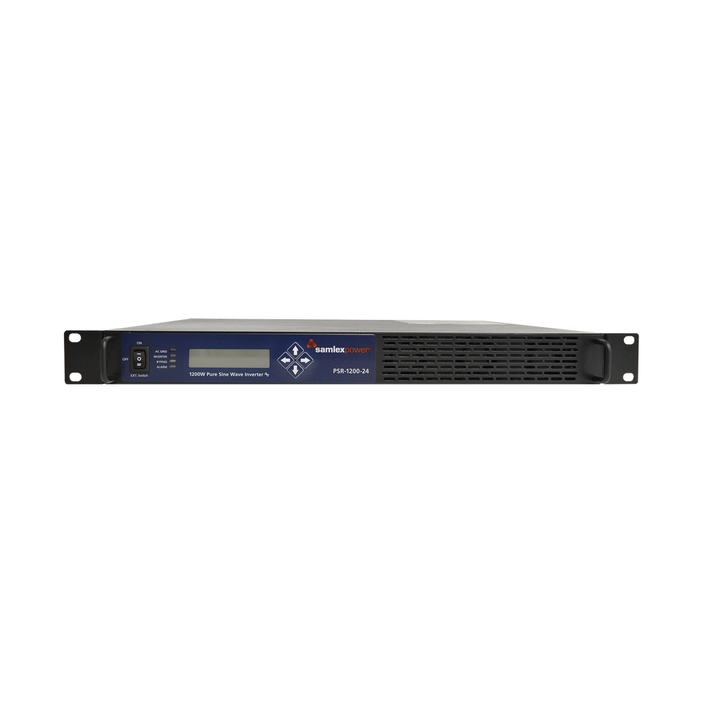 Inversor de corriente Onda Pura Montaje en rack 1U 1200W, 24 VCD- 120 VCA, 50/60 Hz - SILYMX