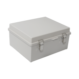 Gabinete de Plástico ABS Uso en Intemperie (300 x 300 x 180 mm) Cierre por Broche - SILYMX