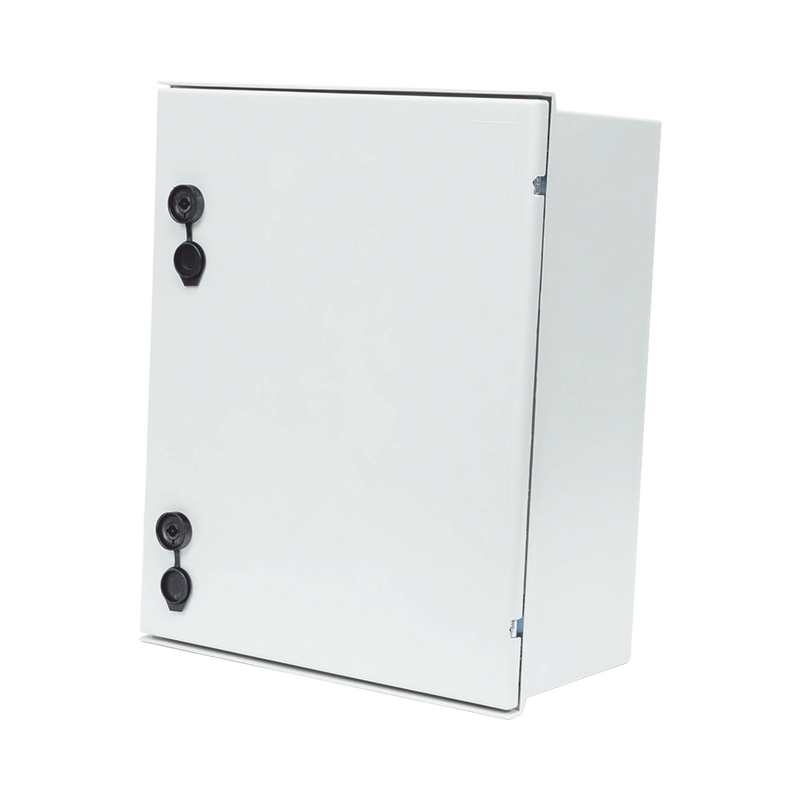 Gabinete de Poliéster IP65 Uso en Intemperie (400 x 500 x 200 mm) con Placa Trasera Interior (Incluye Chapa y Llave) - SILYMX