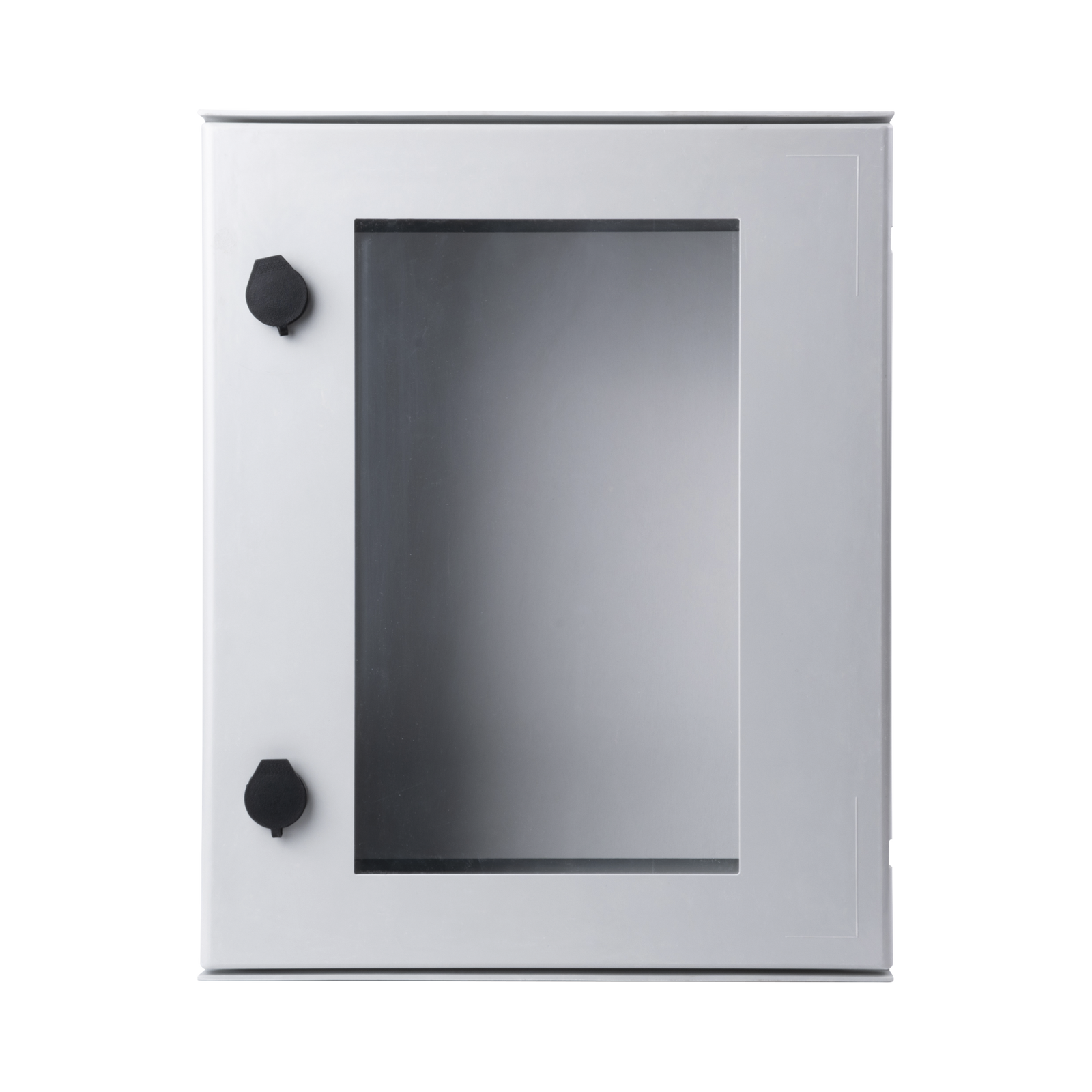 Gabinete de Poliéster IP65 Puerta Transparente Uso en Intemperie (400 x 500 x 200 mm) con Placa Trasera Interior (Incluye Chapa y Llave) - SILYMX