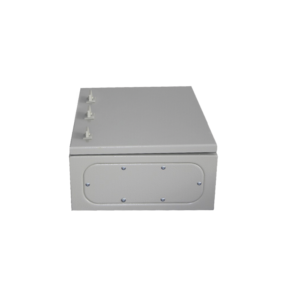 Gabinete de Acero IP66 Uso en Intemperie (800 x 1000 x 300 mm) con Placa Trasera Interior y Compuerta Inferior Atornillable (Incluye Chapa y Llave) - SILYMX
