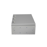 Gabinete de Acero IP66 Uso en Intemperie (800 x 1000 x 300 mm) con Placa Trasera Interior y Compuerta Inferior Atornillable (Incluye Chapa y Llave) - SILYMX