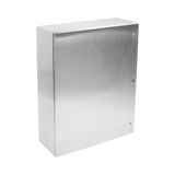 Gabinete de Acero Inoxidable IP66 Uso en Intemperie (800 x 1000 x 300 mm) con Placa Interna Galvanizada - SILYMX