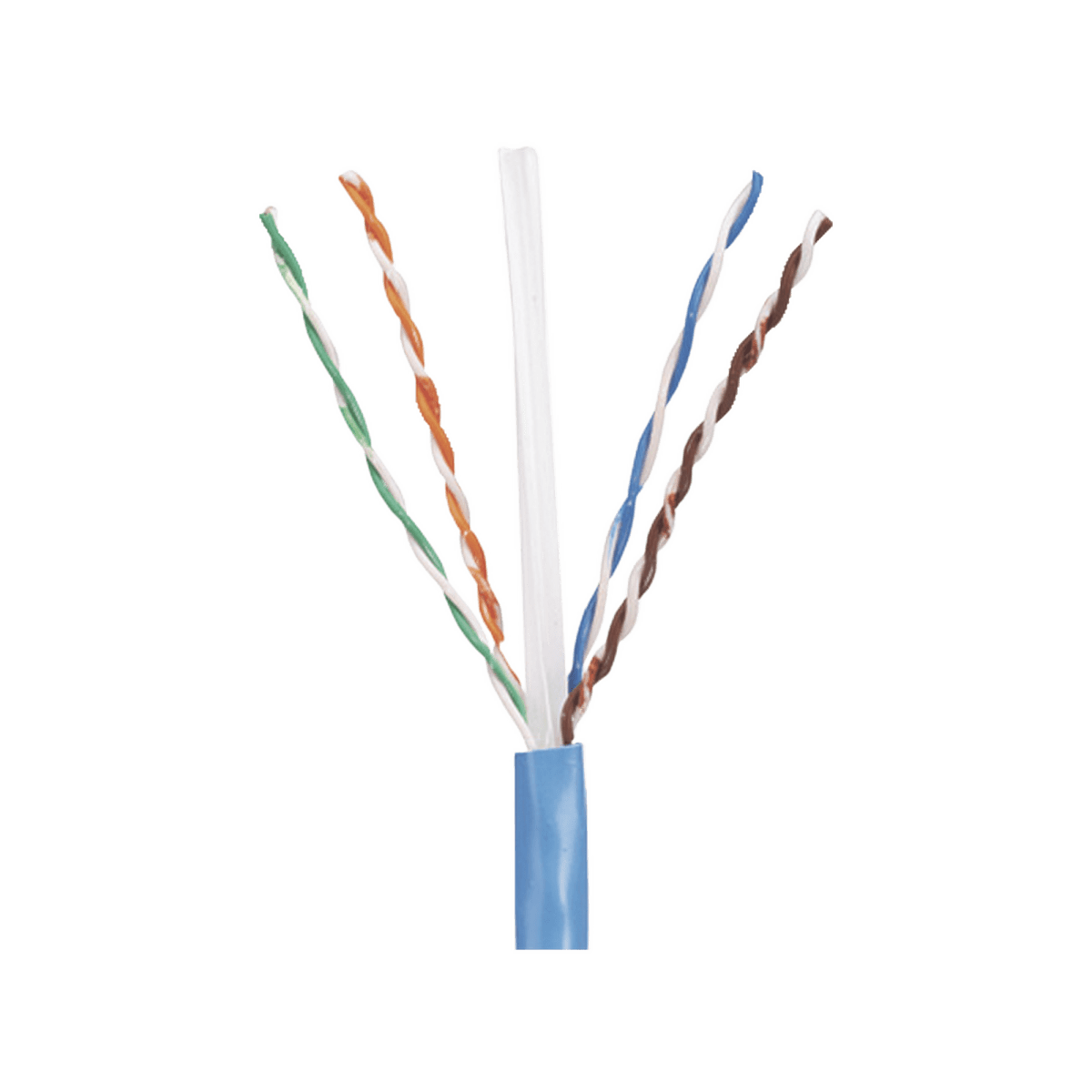 Bobina de Cable UTP 305 m. de Cobre, PanNet, Azul, Categoría 5e (24 AWG), PVC (CM), de 4 pares - SILYMX