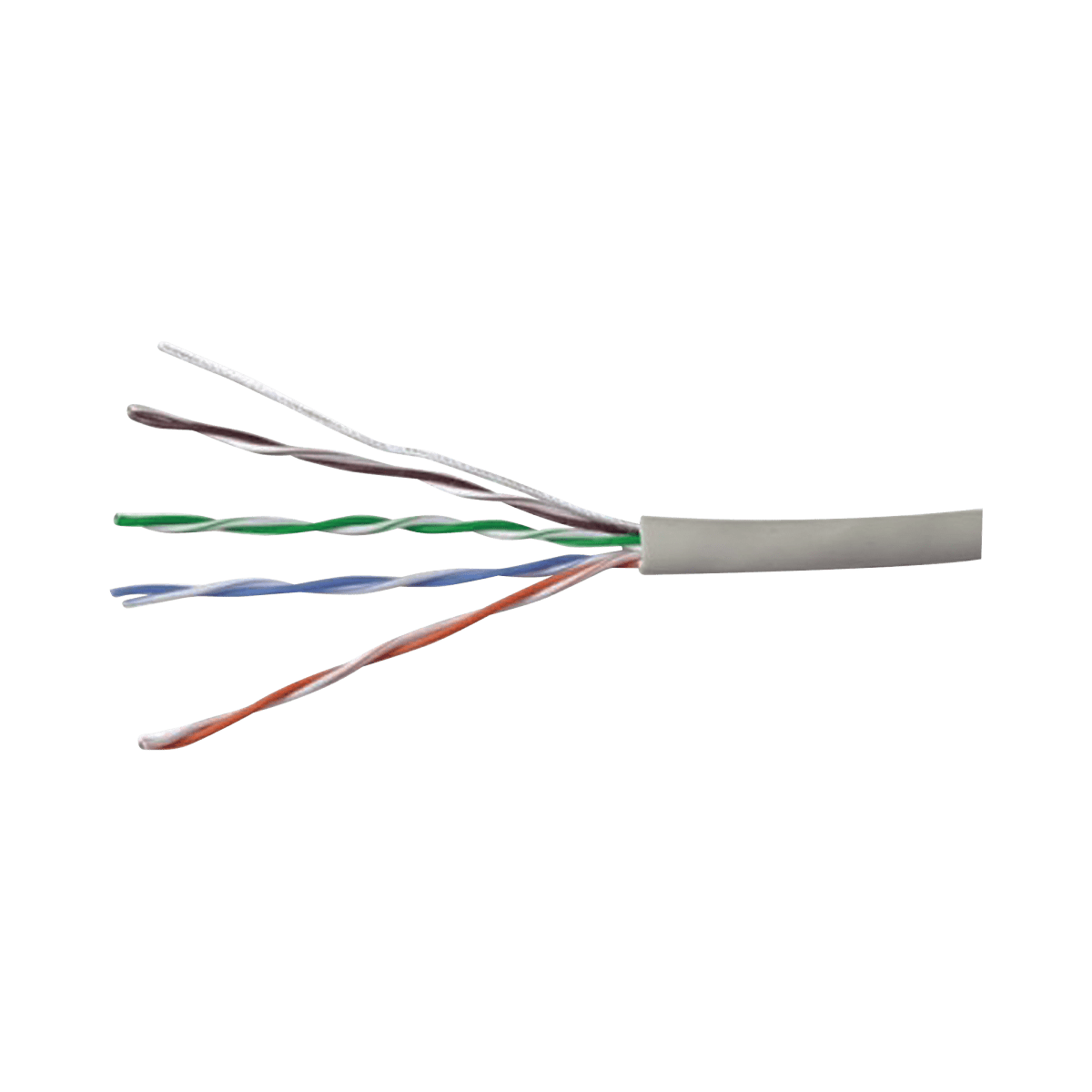 Bobina de Cable UTP 305 m. de Cobre, PanNet, Gris, Categoría 5e (24 AWG), PVC (CM), de 4 pares - SILYMX