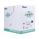 Bobina De Cable Utp 305 M. De Cobre Tx6000™ Pannet Reelex Gris Internacional Categoría 6 Mejorado (23 Awg) Pvc (Cm) De 4 Pares - SILYMX