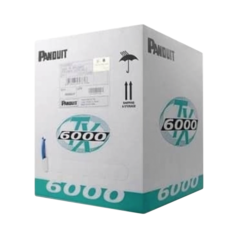 Bobina de Cable UTP 305 m. de Cobre TX6000™ PanNet Reelex Blanco Categoría 6 Mejorado (23 AWG) PVC (CM) de 4 pares - SILYMX