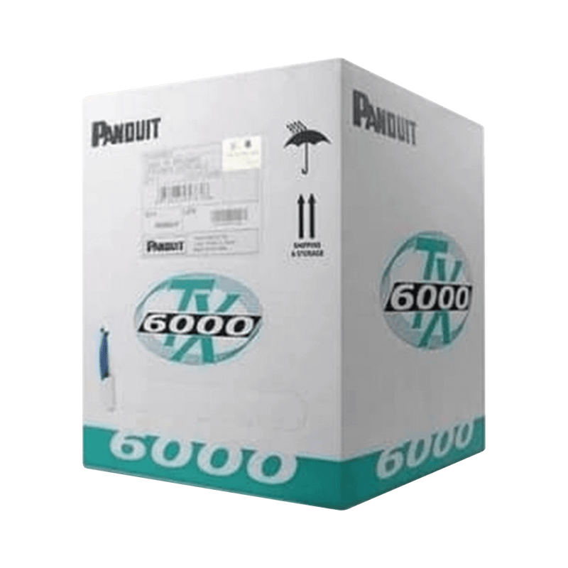 Bobina De Cable Utp 305 M. De Cobre Tx6000™ Pannet Reelex Amarillo Categoría 6 Mejorado (23 Awg) Pvc (Cm) De 4 Pares - SILYMX
