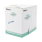Bobina de Cable UTP 305 m. de Cobre TX6000™ PanNet Reelex Azul Categoría 6 Mejorado (23 AWG) LSZH (Bajo Humo Cero Halógenos) de 4 pares - SILYMX