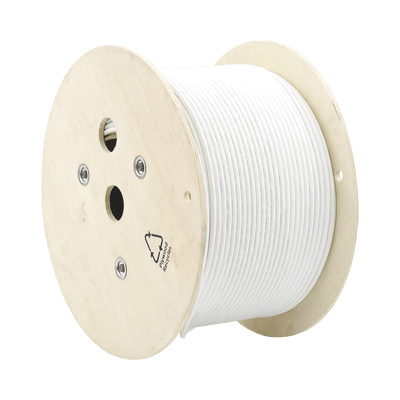 Bobina De Cable Utp De 4 Pares Vari-Matrix Cat6A 23 Awg Lszh (Libre De Gases Tóxicos) Color Blanco 305M - SILYMX