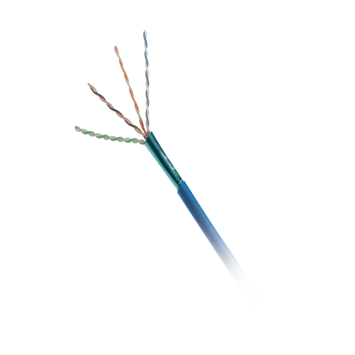 Bobina De Cable Utp De 4 Pares Vari-Matrix Cat6A 23 Awg Cmp (Plenum) Color Azul 305M - SILYMX