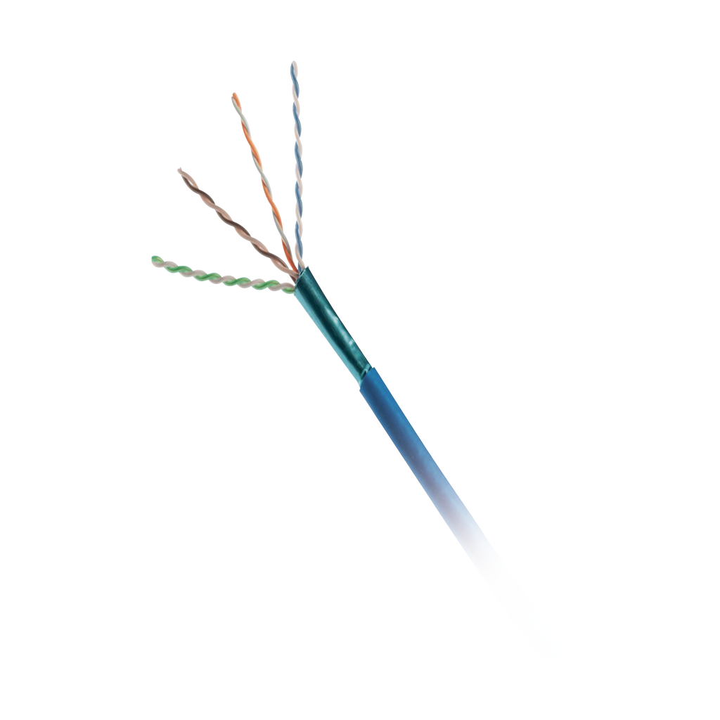 Bobina De Cable Utp De 4 Pares Vari-Matrix Cat6A 23 Awg Cmp (Plenum) Color Azul 305M