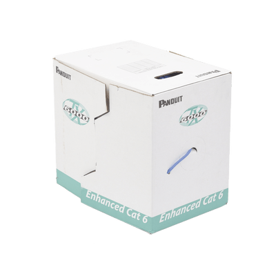 Bobina De Cable Utp 305 M. De Cobre Tx6000™ Pannet Reelex Azul Categoría 6 Mejorado (23 Awg) Pvc (Cmr Riser) De 4 Pares - SILYMX