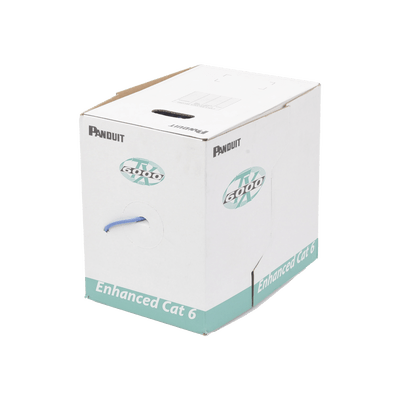 Bobina De Cable Utp 305 M. De Cobre Tx6000™ Pannet Reelex Azul Categoría 6 Mejorado (23 Awg) Pvc (Cmr Riser) De 4 Pares - SILYMX