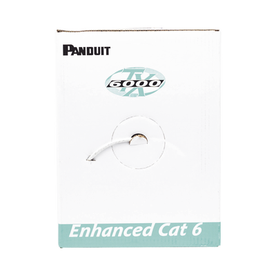 Bobina De Cable Utp 305 M. De Cobre Tx6000™ Pannet Reelex Gris Categoría 6 Mejorado (23 Awg) Pvc (Cmr Riser) De 4 Pares - SILYMX