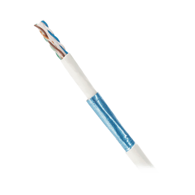 Bobina de Cable UTP de 4 Pares MaTriX Cat6A de Diámetro Reducido 26 AWG CMR (Riser) Color Azul 305m - SILYMX