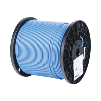 Bobina de Cable UTP de 4 Pares MaTriX Cat6A de Diámetro Reducido 26 AWG CMR (Riser) Color Azul 305m - SILYMX