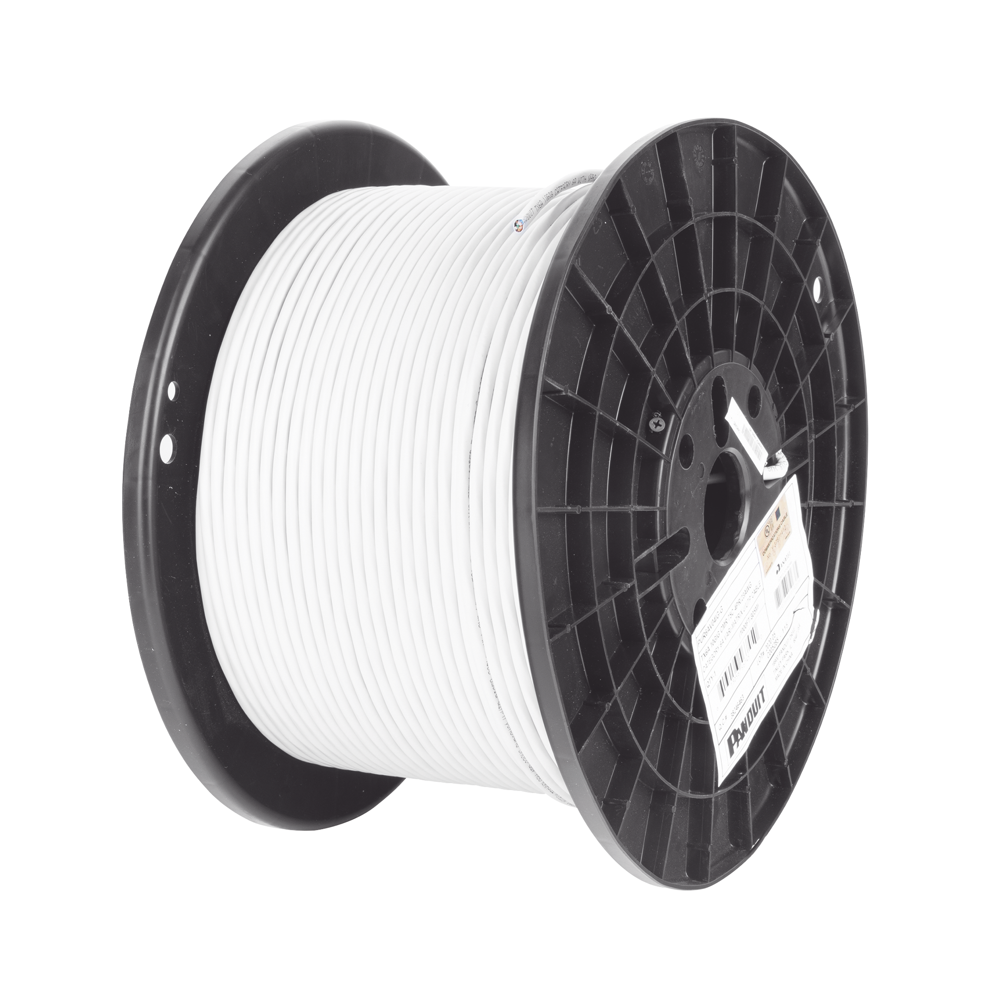 Bobina de Cable UTP PANDUIT de 4 Pares Vari-MaTriX Cat6A 23 AWG CMR (Riser) Color Gris 305m PUR6AV04IG-G - SILYMX