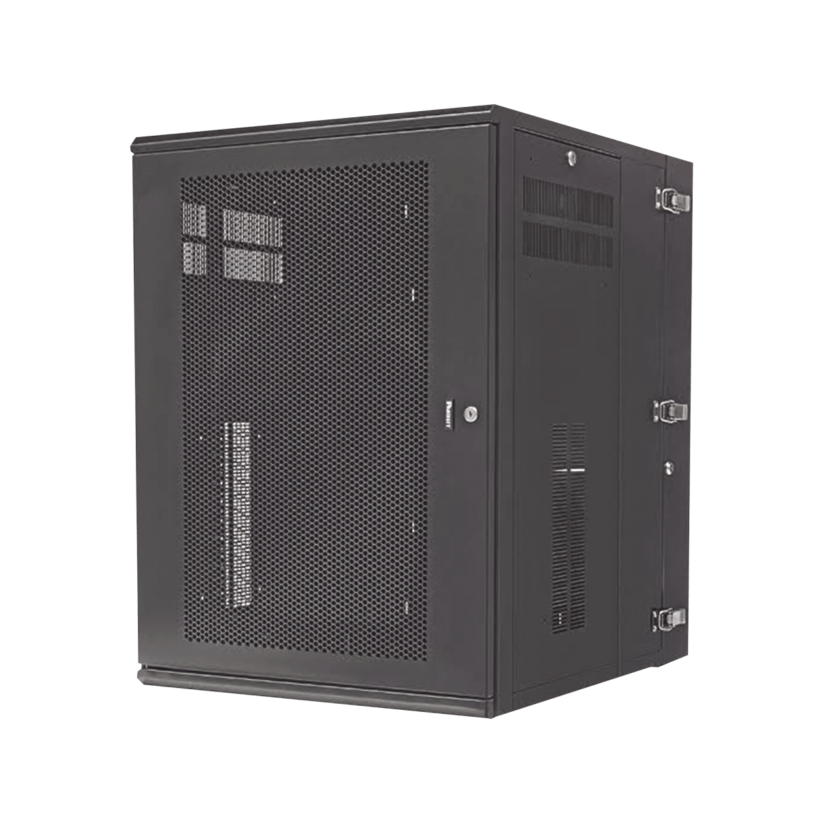 Gabinete Panzone De Montaje En Pared De 19In Puerta Ventilada 18 Ur 762Mm De Profundidad Color Negro - SILYMX