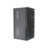 Gabinete Panzone De Montaje En Pared De 19In Puerta Con Ventana De Seguridad 26 Ur 635Mm De Profundidad Color Negro PZWMC26W - SILYMX