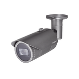 Cámara IP Tipo Bala Hanwha Techwin Wisenet Antivandálica 2 Megapíxel Lente Varifocal 3.2 - 10mm IR 30M WDR 120db IP66 H.265 & WiseStream - SILYMX