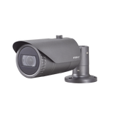 Cámara IP Tipo Bala Hanwha Techwin Wisenet Antivandálica 2 Megapíxel Lente Varifocal 3.2 - 10mm IR 30M WDR 120db IP66 H.265 & WiseStream - SILYMX