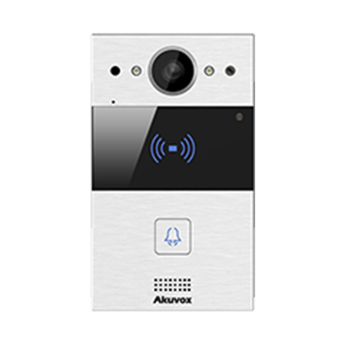 Video portero SIP de 1 botón con lector de tarjetas / Notificación a app / Notificación por llamada telefónica / Configuración en la nube - SILYMX