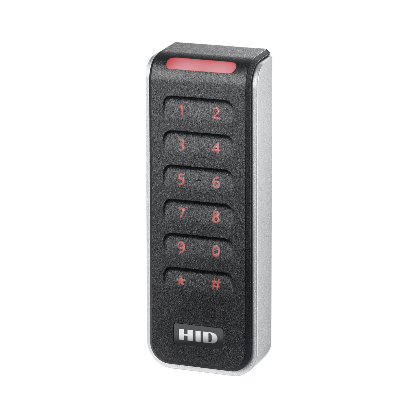 Lector con Teclado Capacitivo SIGNO Multitecnologia/ 20KNKS-01-00001H/ Garantia de Por Vida/ Pigtail/Wiegand & OSDP/Mullion - SILYMX