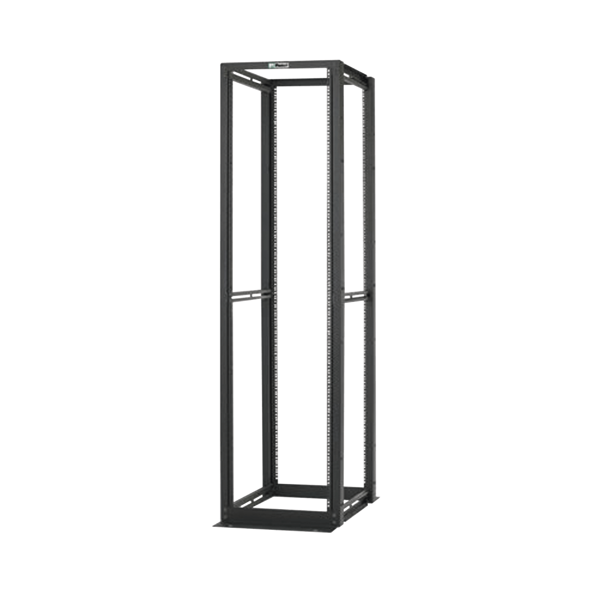 Rack De Cuatro Postes Estándar De 19" Rieles Numerados Y Roscados #12-24 Profundidad Máxima De 30 In 45 Unidades De Rack Color Negro - SILYMX