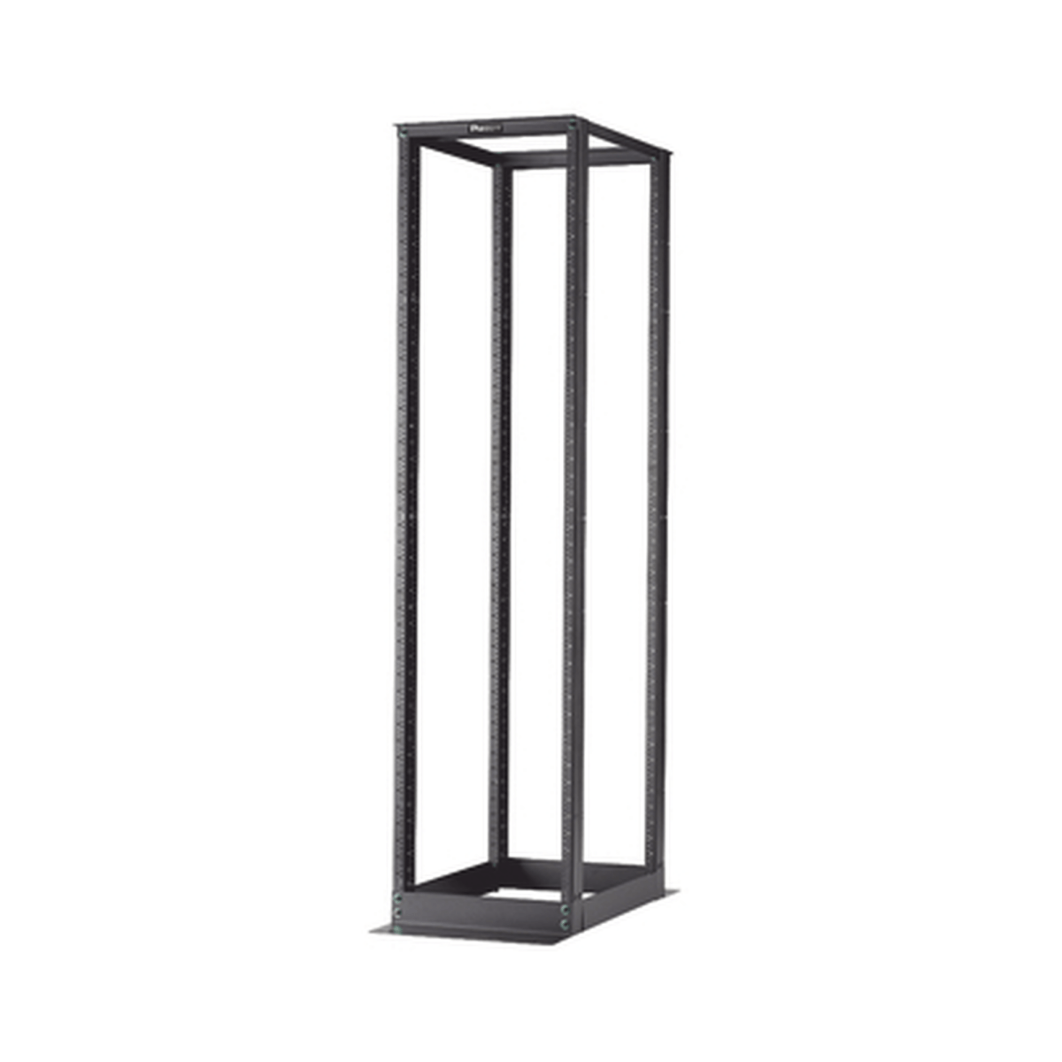 Rack De Cuatro Postes Estándar De 19" Rieles Numerados Y Roscados #12-24 Profundidad Máxima De 23 In 45 Unidades De Rack Color Negro - SILYMX