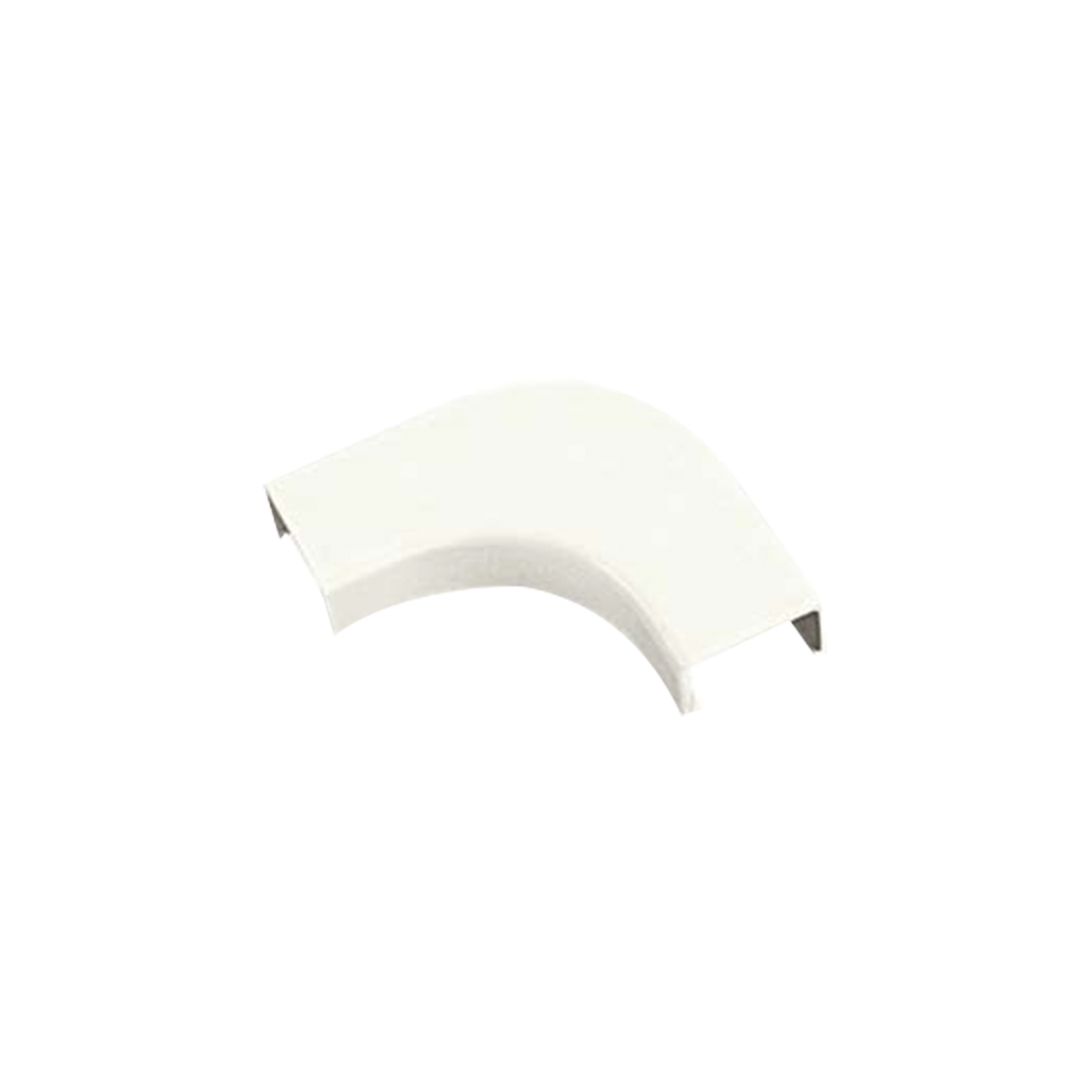 Curva De Radio Controlado Para Uso Con Canaleta Ld5 Material Abs Colo Blanco Mate - SILYMX