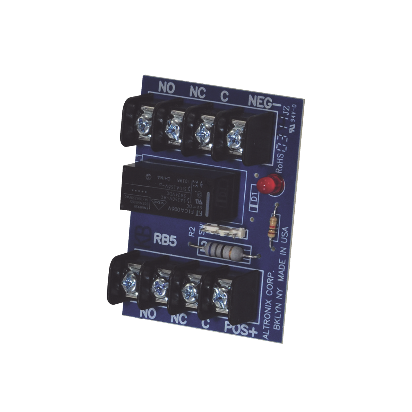 Módulo De Reley 6 / 12VDC, Contactos Dpdt @ 5a - 220VAC / 28VDC - SILYMX