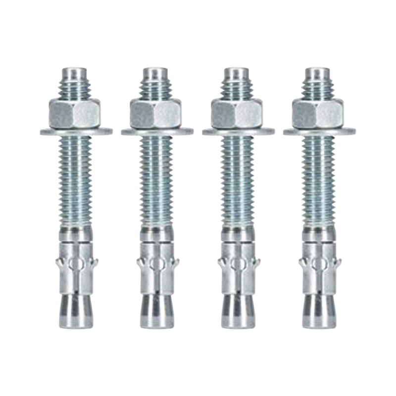 Kit De Anclaje A Piso Para Rack De 2 O 4 Postes Fabricado En Acero 4 Piezas - SILYMX