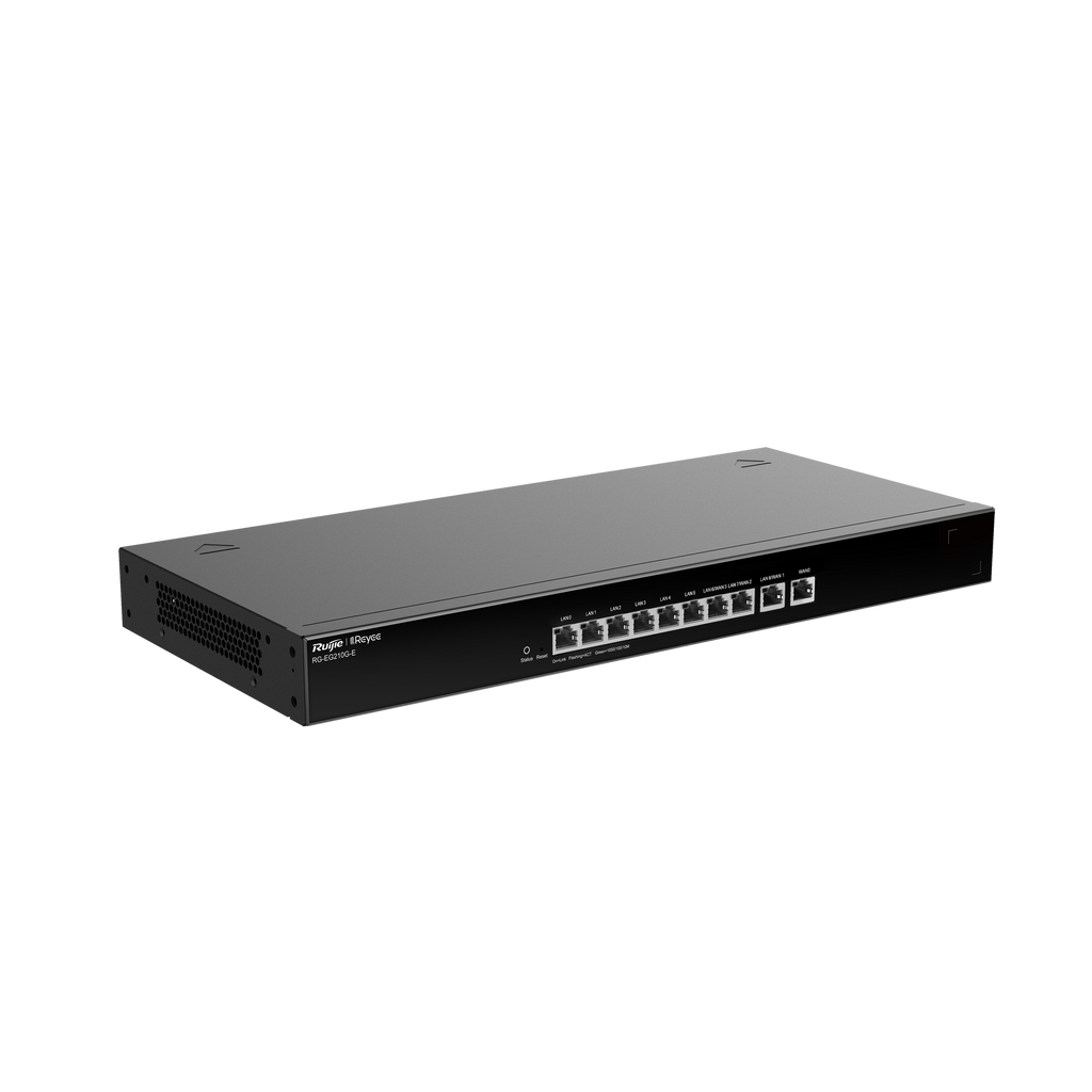 Router administrable cloud 10 puertos gigabit, soporta 4x WAN configurables, hasta 200 clientes con desempeño de 1Gbps asimétricos