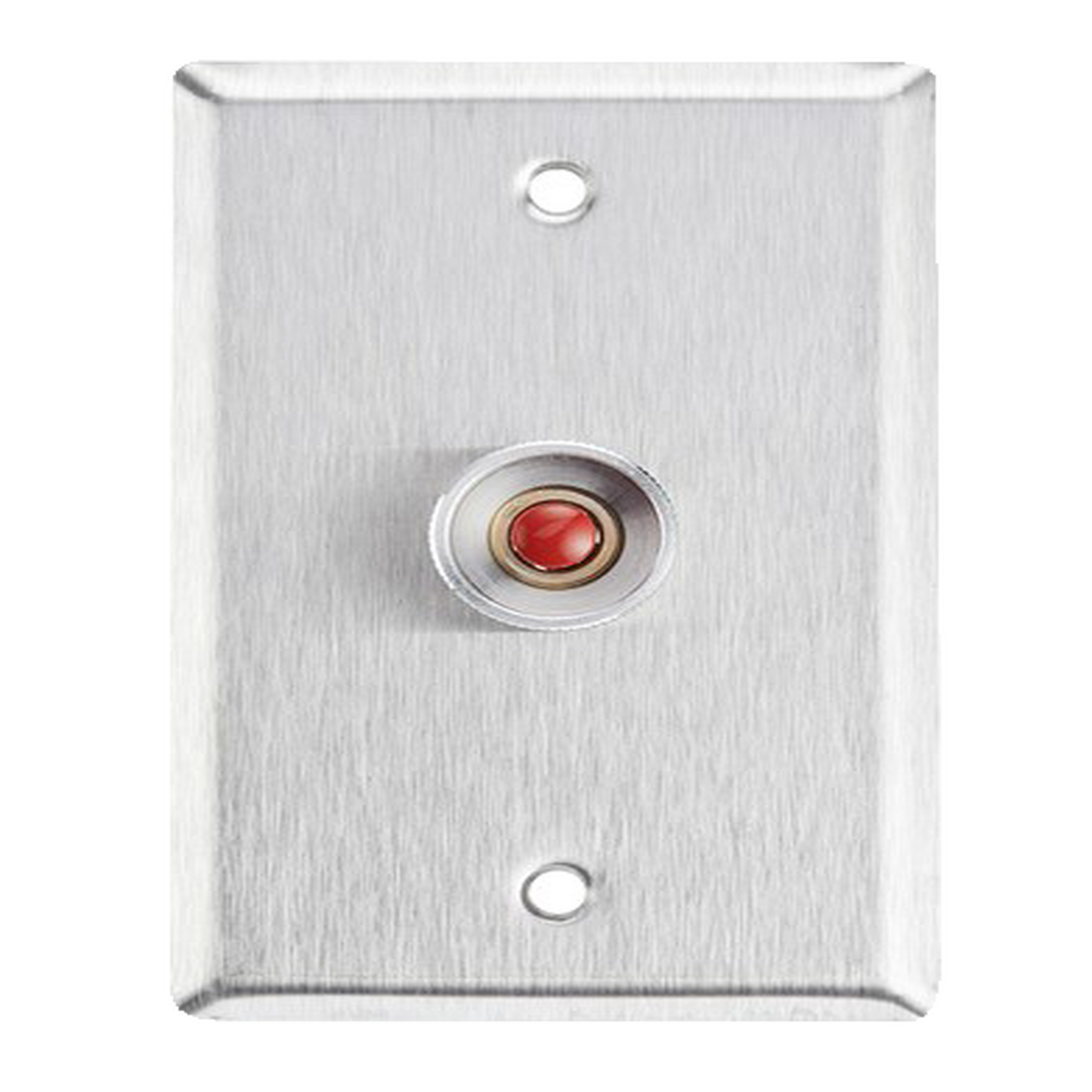 Botón de Pánico con Placa en Acero Inoxidable/ N.O. - SILYMX