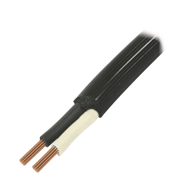 Cable Eléctrico de Uso Rudo 2 Hilos Calibre 10 AWG, Hasta 600 V. Rollo de 100 m. - SILYMX