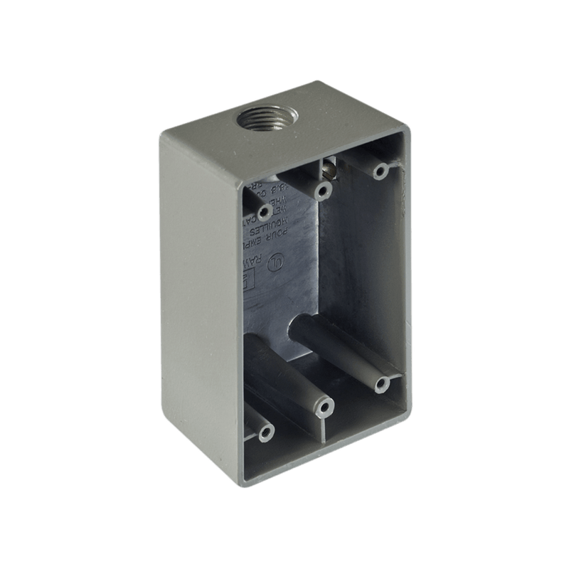 Caja Condulet FS de 1/2" ( 12.7 mm) con una boca a prueba de intemperie. - SILYMX