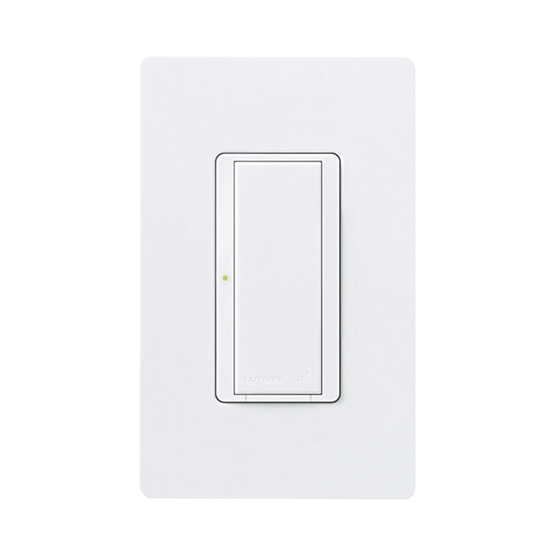 Switch on/off RRD-8S-DV-WH de doble voltaje, un solo polo 120V/, 8A/, 1/10HP 3A en motores, apaga y enciende iluminación ó motor, NO requiere cable neutro. - SILYMX