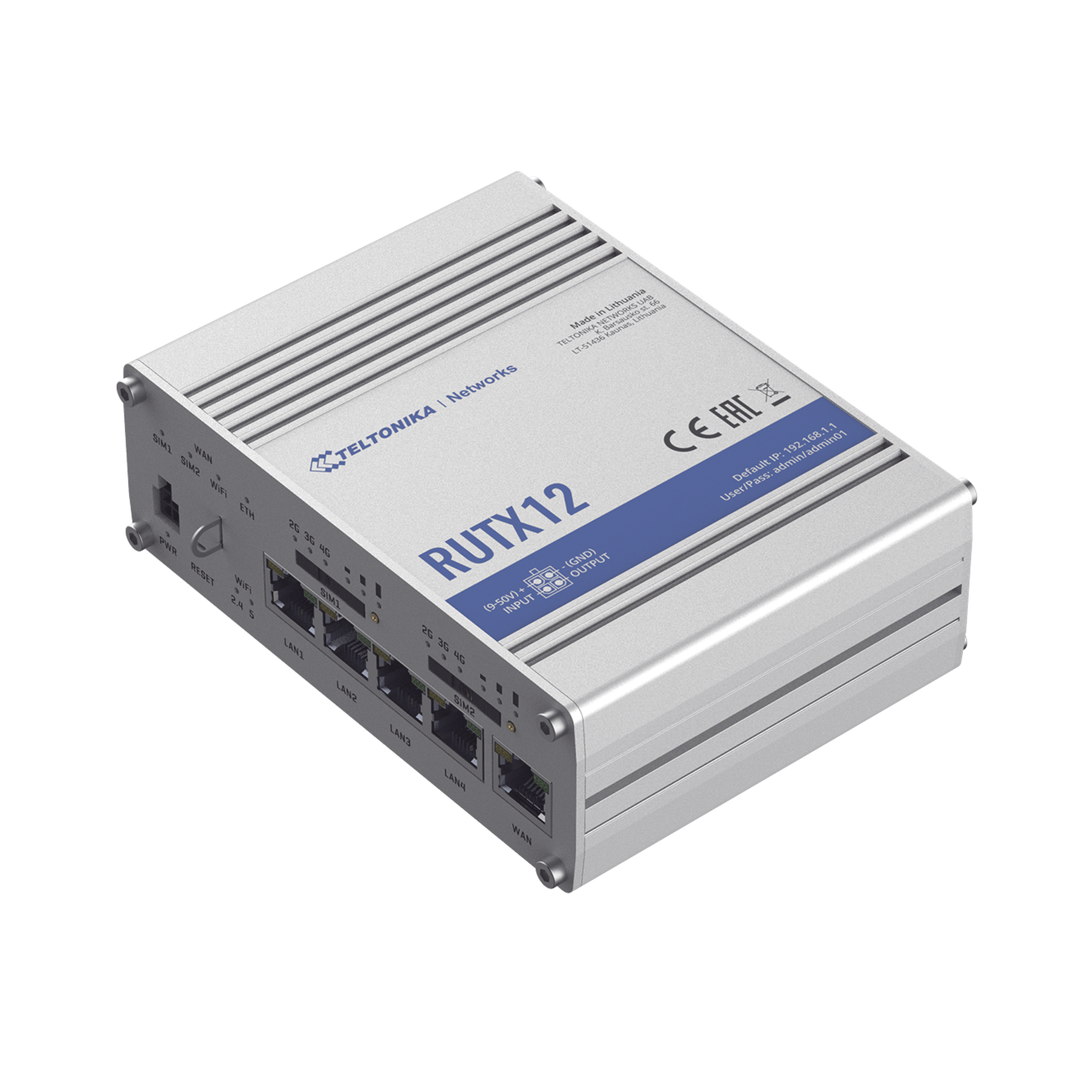 Router Industrial LTE (4.5G) cat 6, Doble Modem y doble SIM, GNSS, carcasa industrial - SILYMX